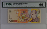 5.000 lei 1998 gradata PMG 66 EPQ Gem Unc BNR ITALIC