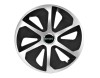 Set 4 capace roti Roco Gri-Negru R14 pentru gama auto Smart, Autohelix MSA
