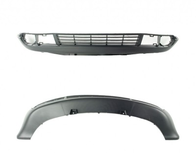 Grila bara fata Audi A3 (8L), 01.2000-04.2003, 8L0807110F3F, 132327-2 grila spoiler sub bara foto