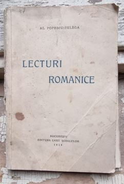 LECTURI ROMANICE - AL. POPESCU TELEGA foto