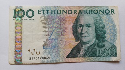 Suedia- 100 Kronor ND foto