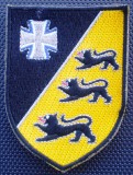 M.040 GERMANIA EMBLEMA ECUSON PATCH MILITAR LANDESKOMMANDO Baden-W&uuml;rttemberg