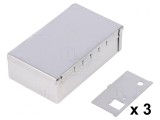 Carcasă oțel ecranare 50x83x26mm cu compartiment