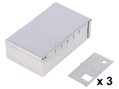 Carcasă oțel ecranare 50x83x26mm cu compartiment foto