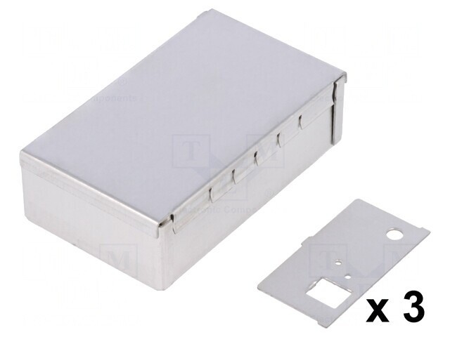Carcasă oțel ecranare 50x83x26mm cu compartiment