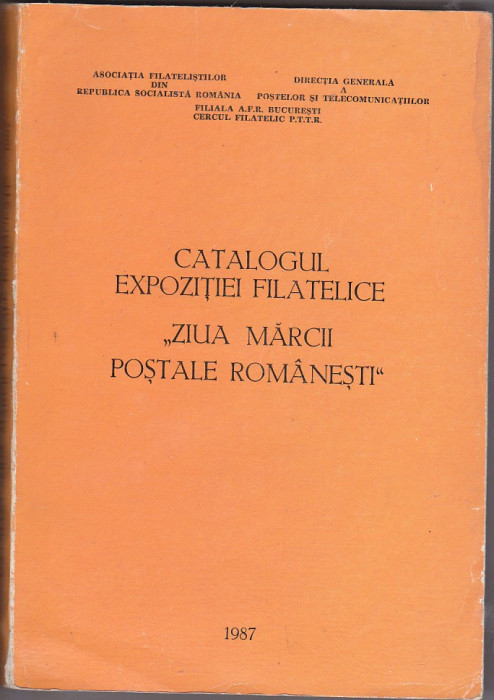 bnk fil Catalogul Expofil Ziua marcii postale romanestui 1987