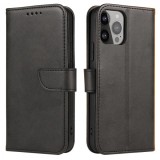 Husa pentru Huawei Mate 50 Pro, OEM, Smart Magnetic Flip, Neagra