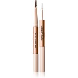 Makeup Revolution Fluffy Brow Filter Duo creion dermatograf cu două capete pentru spr&acirc;ncene pentru fixare și formă culoare Blonde 0.12 g