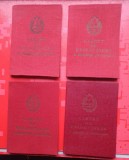 H514-Lot 4 Carnete pionieri RSR stare generala buna.