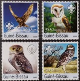 BC494, Guinea-Bissau 2003, serie fauna, pasari