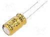 Condensator electrolitic, 470&micro;F, 25V DC, SAMWHA - WT1E477M10016PA
