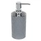 Dozator Sapun Lichid, Model Triunghiular, Capacitate 320 ml, Culoare Gri, Plastic