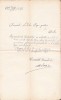 A3853N Certificat de membru &icirc;n comisia permanentă comitatensă a Zarandului semnat olograf de Iosif Hodoș, 1872, Baia de Criș