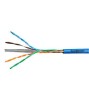 Cablu Schrack U/UTP Cat.6, HSKU423P13, 4x2xAWG23/1, 300MHz, PVC, Eca, albastru SafetyGuard Surveillance