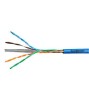 Cablu Schrack U/UTP Cat.6, HSKU423P15, 4x2xAWG23/1, 300MHz, PVC, Eca, albastru SafetyGuard Surveillance