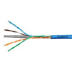 Cablu Schrack U/UTP Cat.6, HSKU423P15, 4x2xAWG23/1, 300MHz, PVC, Eca, albastru