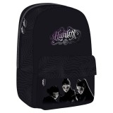 Ghiozdan cu 2 compartimente, St Majewski, K-Pop Demon Hunters, 40 cm, Negru