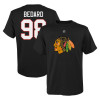 Chicago Blackhawks tricou de copii Connor Bedard #98 Player Name &amp;amp; Number Black - Dětsk&eacute; S (6 - 9 let)