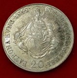 20 Kreuzer 1842 B, Kremnica, Argint.