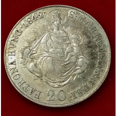 20 Kreuzer 1842 B, Kremnica, Argint.