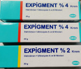 EXPIGMENT 4% Hidrochinona crema Riduri Acnee Melasma 30 grame