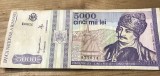 (1) Romania bancnota 5000 lei 1993 mai