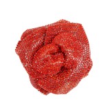 Brosa floare cu pietre rosii