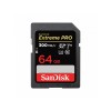 Card Memorie SDXC SanDisk Extreme Pro 64Gb Clasa 10 / UHS-1 U3 SDSDXXU-064G-GN4IN