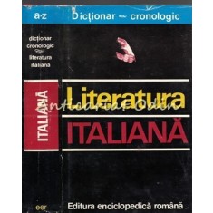 Dictionar Cronologic Literatura Italiana - Nina Facon - Tiraj: 6400 Exemplare