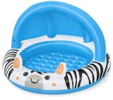 Piscina gonflabila pentru copii Bestway Safari cu acoperis, 97x66 cm