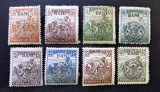 Transilvania / Ocupația Rom&acirc;nă (Debrecen) 1919 - Set Complet "Seceriș" Supratipar "Regatul Rom&acirc;niei / P.T.T." Garantate BODOR si PAPE- Cod: -TG1