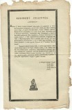 A4561N Szomor&uacute; jelet&eacute;s, G&ouml;r&ouml;g S&aacute;muel, Marosv&aacute;s&aacute;rhely, 19-ik sz&aacute;zad/Necrologul negustorului G&ouml;r&ouml;g S&aacute;muel din T&acirc;rgu Mureș, secolul al XIX-lea
