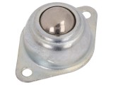 Roți cu bilă argintie 15mm cu șurub