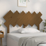 Tablie de pat, maro miere, 132x3x81 cm, lemn masiv de pin GartenMobel Dekor, vidaXL
