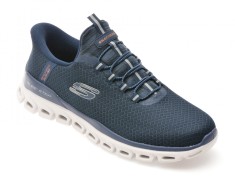 Pantofi sport SKECHERS bleumarin, GLIDE-STEP, din material textil