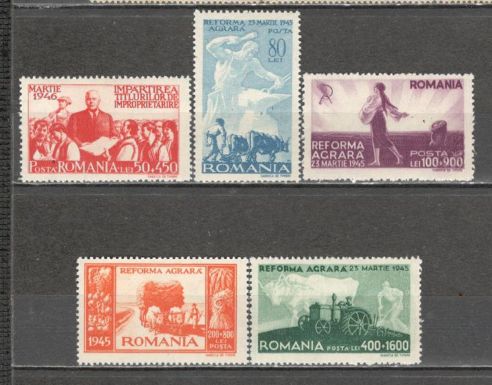 Romania.1946 Reforma agrara YR.101