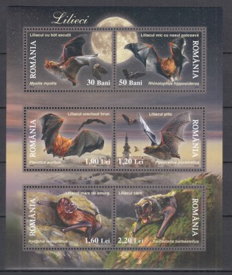 ROMANIA 2006 LP 1732 a LILIECI BLOC MNH foto
