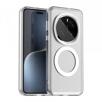 Husa MagSafe pentru Honor Magic7 Pro, Techsuit, CandyCase, Alba foto