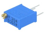 Potentiometru Multitura 200k&Omega; 500mW THT &plusmn;10%