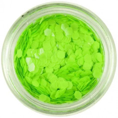 Hexagoane 3mm - verde neon