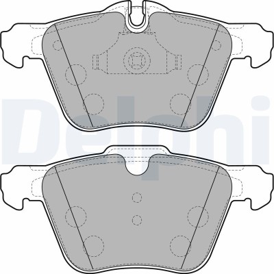 DELPHI LP2114 set placute frana,frana disc foto