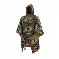 Patura multifunctionala Helikon-Tex Swagman Roll Poncho Woodland US 145 x 200 cm - PO-SMR-NL-03