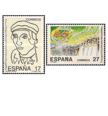 Spania 1992 - aniversari, serie neuzata foto