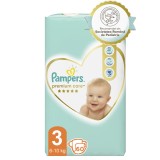 Scutece Premium Care Nr.3 6-10kg, 60 bucati, Pampers