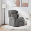 VidaXL Fotoliu de masaj rabatabil, gri &icirc;nchis, material textil 373549