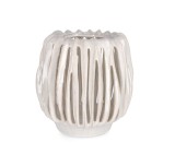 Cumpara ieftin Vaza flori ceramica alba Naoko 22,5x22x22h