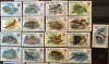 PC467 - Bermuda 1978-1979 Fauna/ Pesti/ Pasari, serie MH, 17v, Nestampilat