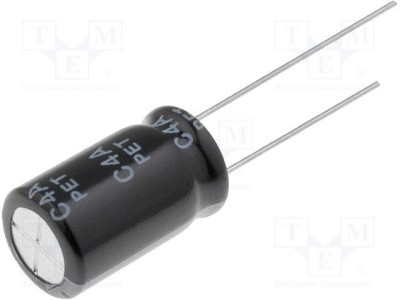 C 470uF/35Vdc 105grdC 10x16mm Samwha foto