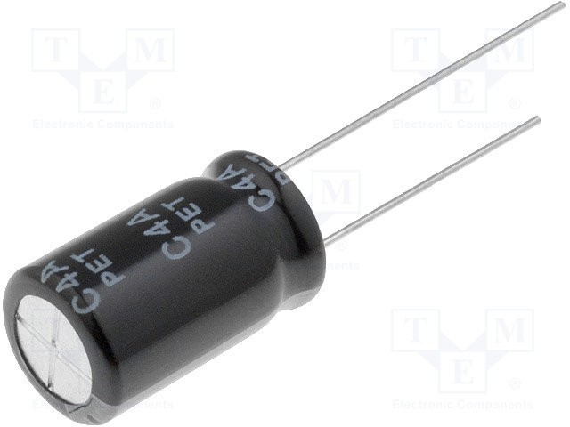 C 470uF/35Vdc 105grdC 10x16mm Samwha