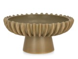 Bol decorativ ceramica taupe Eldar &Oslash;26x13,5h